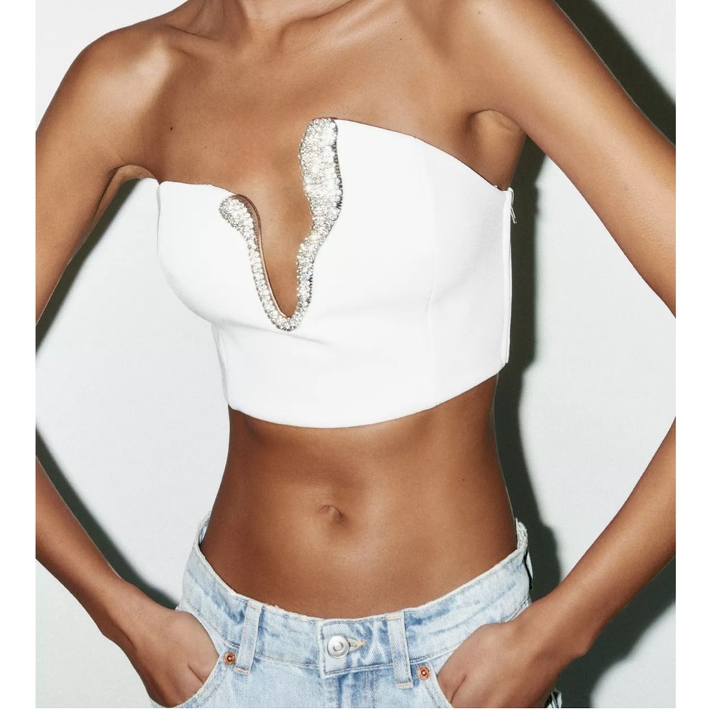 Zara Jewel Crop Top